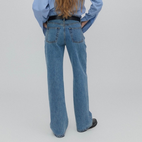 NWT Still Here Everyday Straight Jeans in Classic Blue Size 24 - Picture 2 of 16